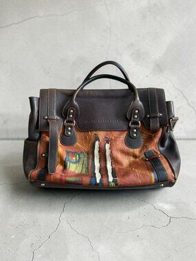 MARIO HERNANDEZ Handmade Satchel Leather Handbag